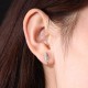 Sterling 925 Feather Stud Earring For Women Girls Tiny/Small Leaf Stud Earring Hypoallergenic Cartilage Earrings Piercing